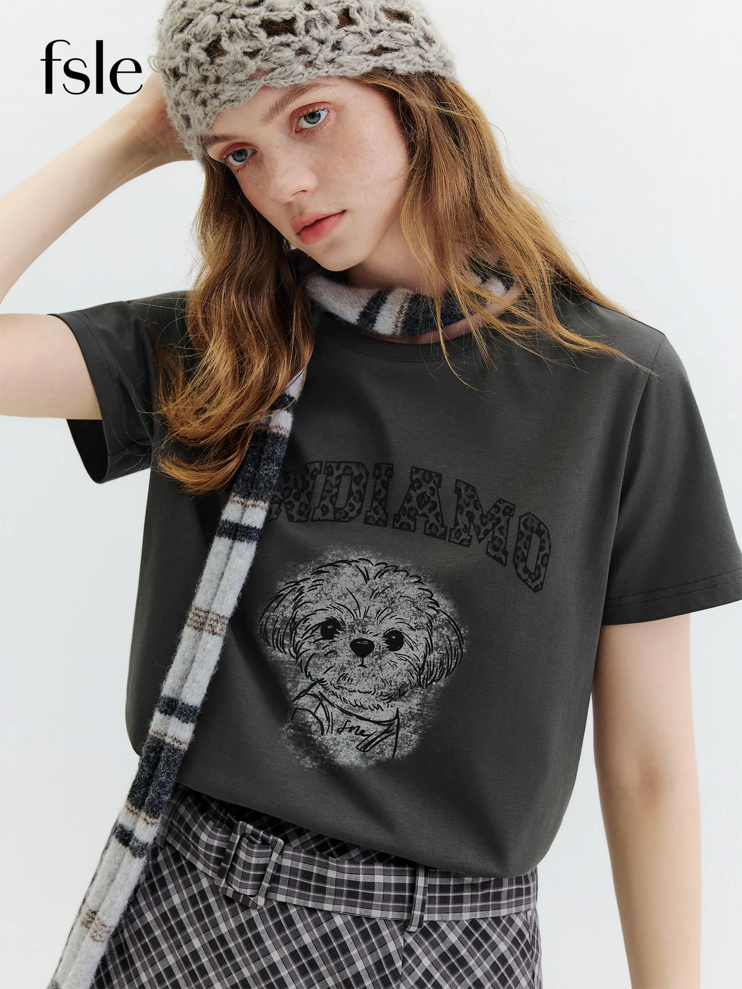 FSLE 2026 Summer Women's Cute Animal Graphic Tee, Cooling Antibacterial Short Sleeve Top Shirt for Y2K Casual Style Chic T-shirt