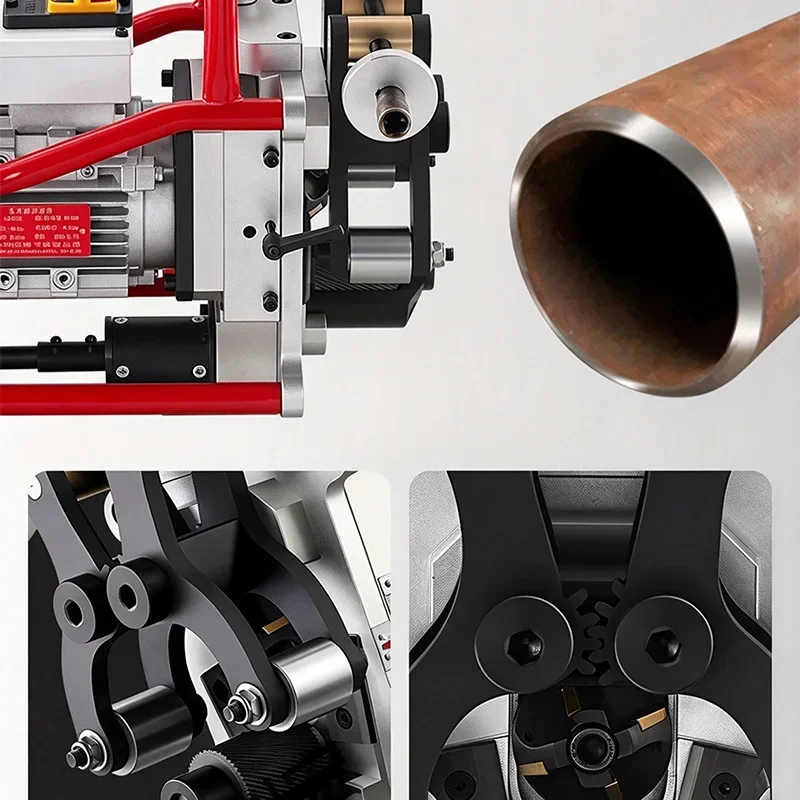 Electric Pipe Beveling Machine Automatic Self-feeding Unlimited Tube End Chamfering Machine for Steel Pipe