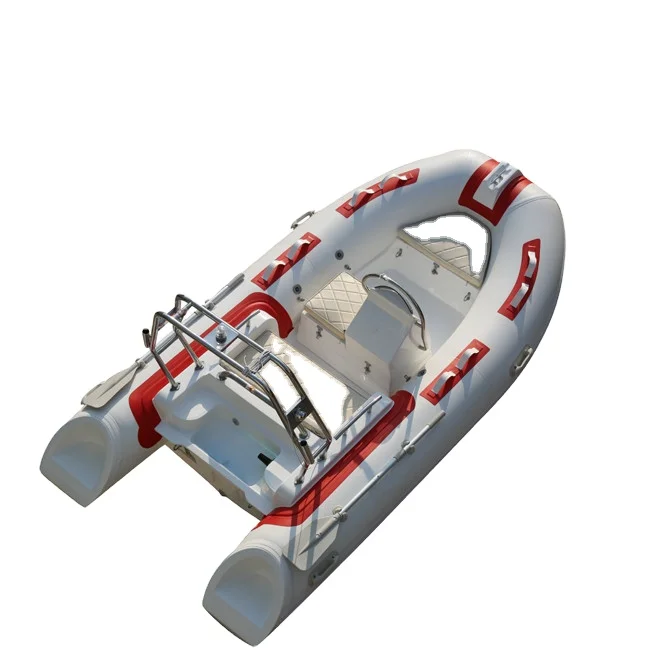 New Type 3.6m High Speed Sport Yacht Cabin Fishing Rib Boat With Console For Drifting