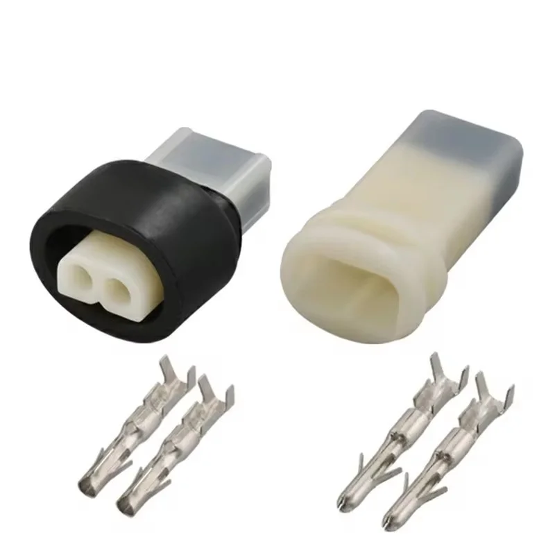 

1 sets 2.3mm 2 pin way white male female Motorcycle motor Power waterproof auto electrical Connector DJ3021-2.3-11/21