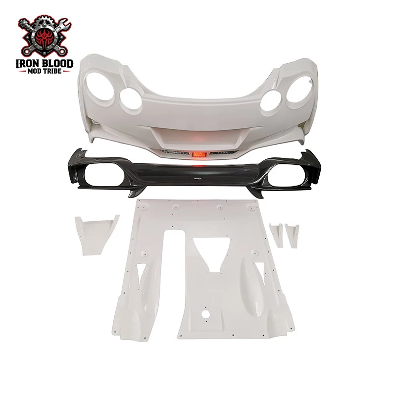 

Suitable for VARI 2019 VER Magnum Opus Style Half Carbon Fiber Rear Bumper Nissan GTR R35 2008-2019