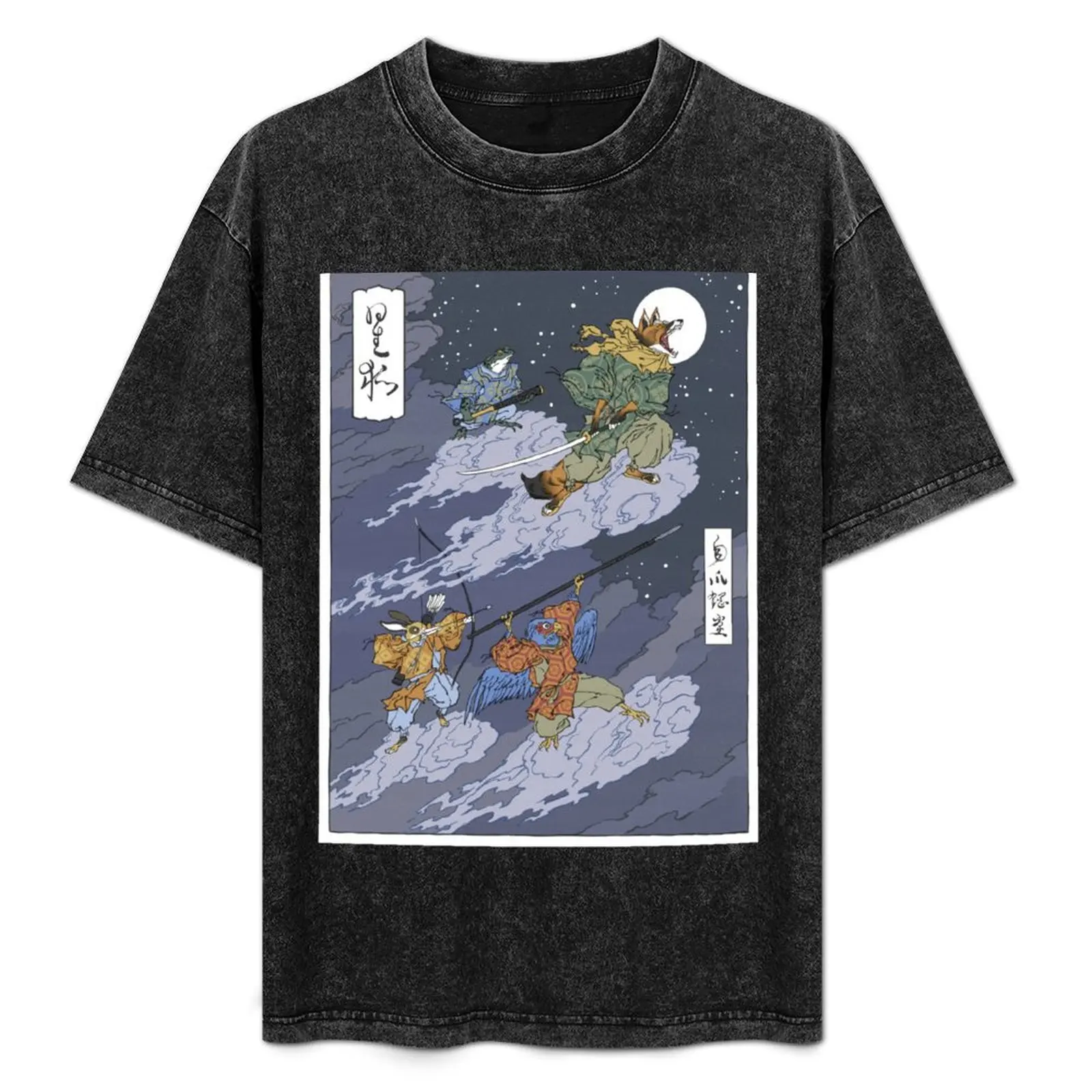 

woodblock starfox T-Shirt blue lock T-shirts man mens t shirts pack