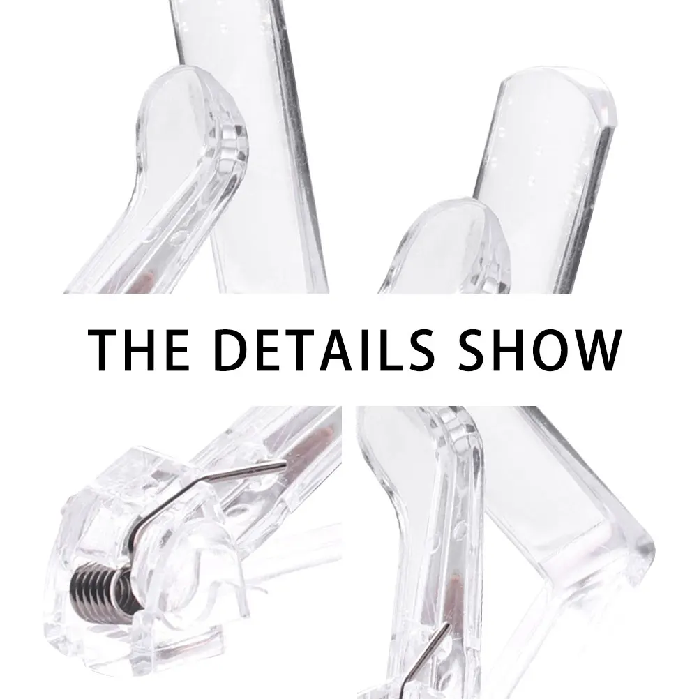 

Tablecloth Clips Clear Plastic Clamps Holders Fit Most Tables Keep Cloth In Place For Weddings Parties Picnics Buffets Dinners