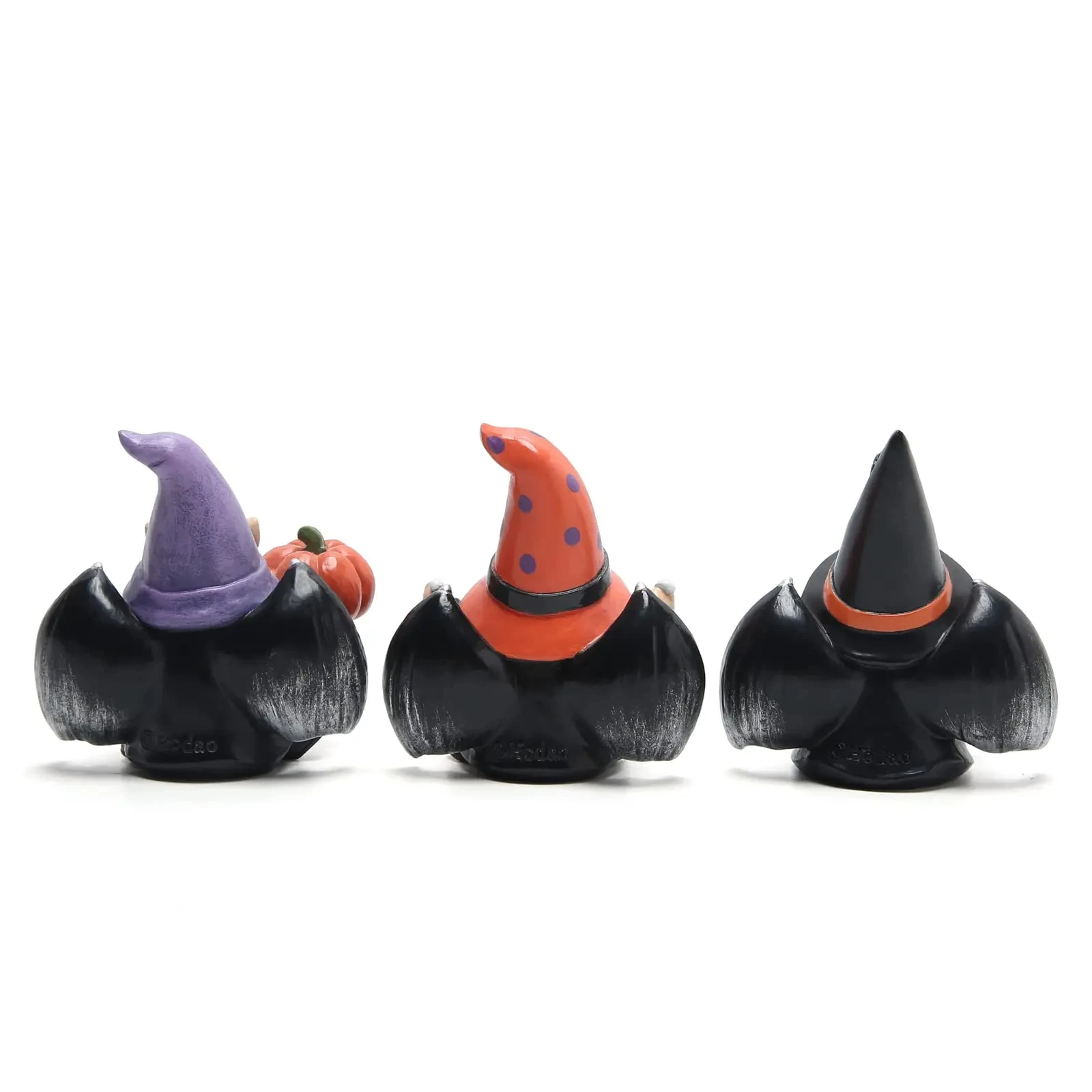 Imagem -02 - Decorações de Gnomos de Halloween Artesanal Estatuetas de Gnomos Escandinavos com Asa Preta Boo Halloween Abóbora Decoração de Mesa Presentes Peças