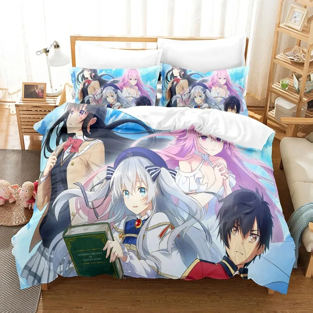 

Anime Seirei Gensouki Bedding Set Boys Girls Twin Queen Size Duvet Cover Pillowcase Bed Kids Adult Fashion Home Textileextile