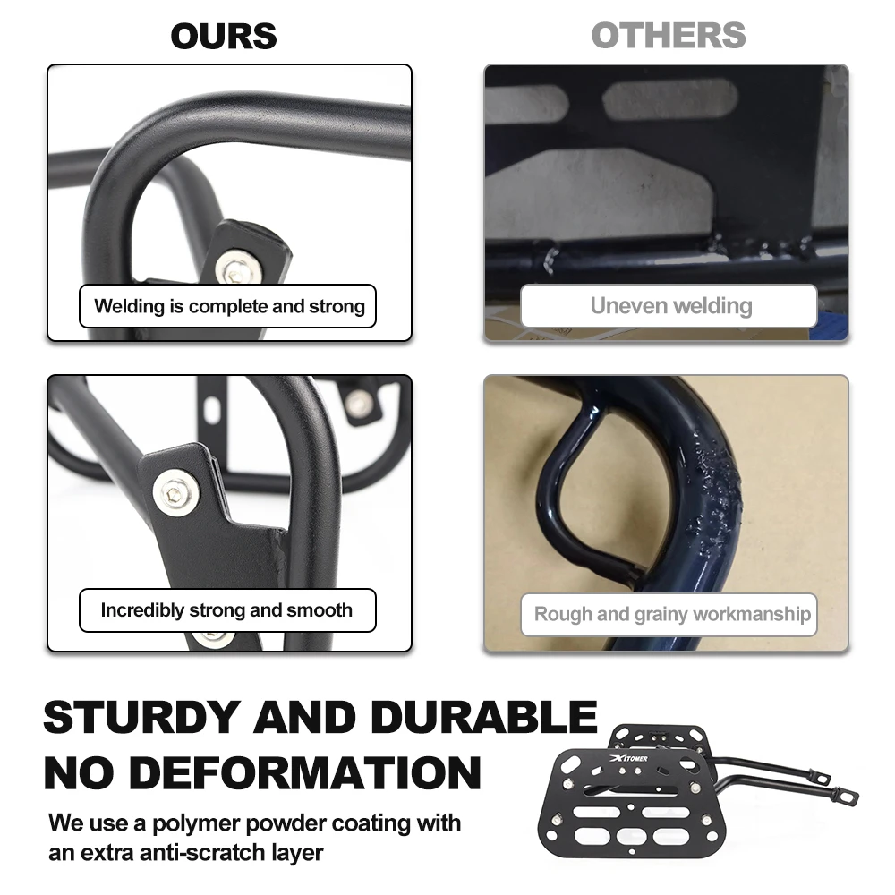 Motorcycle Saddlebag Support Bars For Suzuki GSX-S 750 2017 2018 2019 2020 2021 Mounting Brackets Side Carrier Pannier Racks