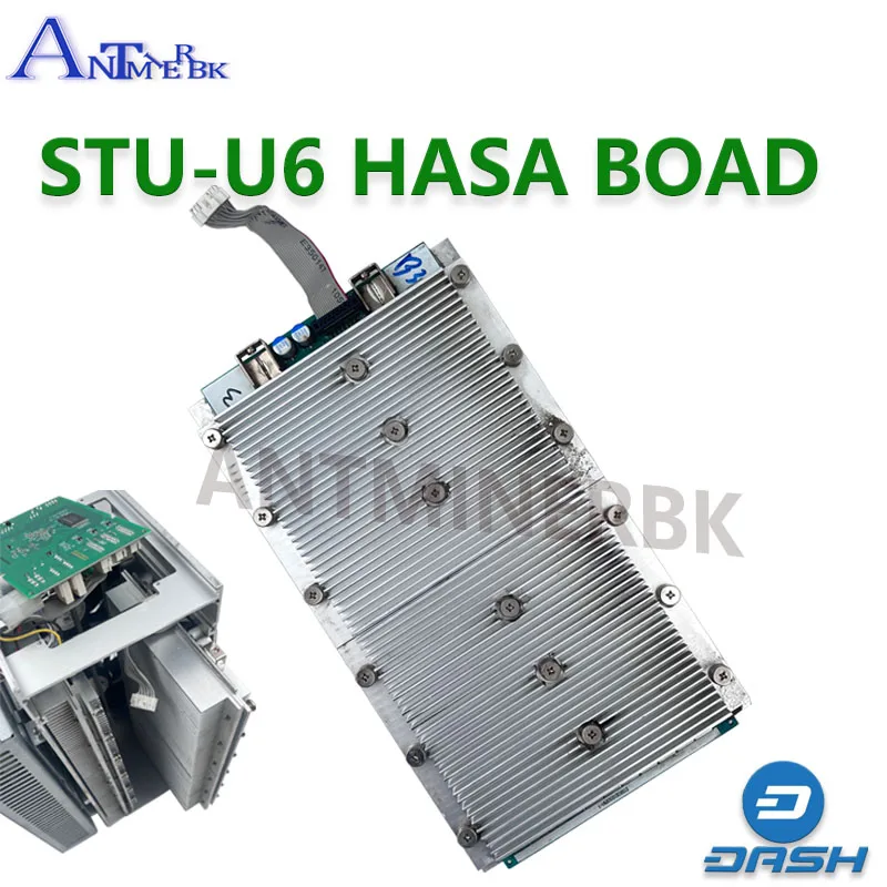 

DASH Miner Original DASH Mining Machine STU-U6 420g x11 disassembly Hashboard with heat sink ASIC Chip stable speed