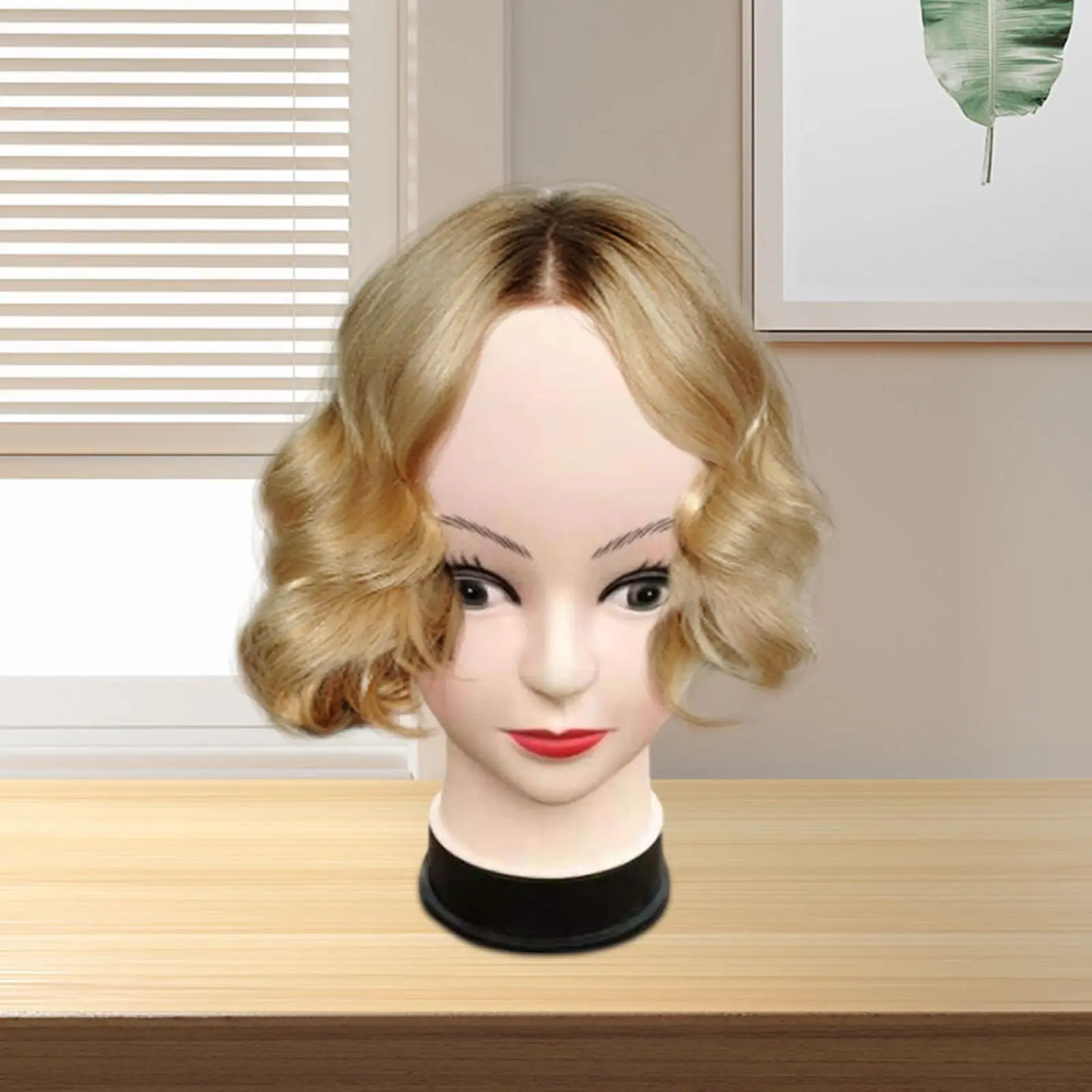 

Female Bald Mannequin Head Training Head for Headset Wig Making Hair Styling