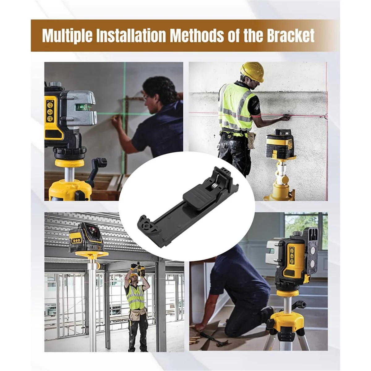 

AA84 N425527 Wall Mount Level Support Replacement for DeWalt Laser Level Wall Mount DW0811LR DW0822LR DW088LG DW089LR