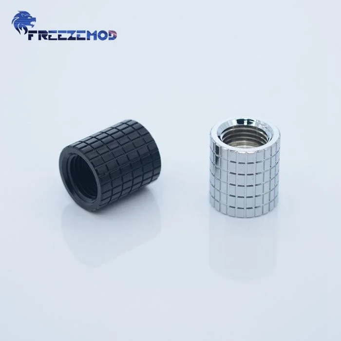 FREEZEMOD copper female to female 20mm thread extender G1/4\'\' compute pc water cooler fitting inner Hexagonal fixed. BYCZT-C20