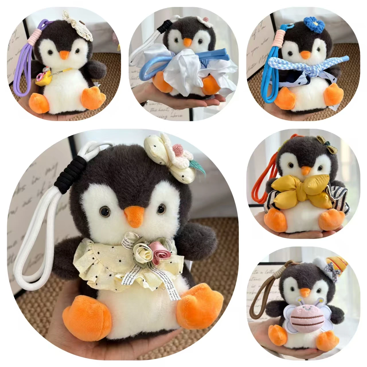 

Super Cute, Delicate New-Style Penguin Plush Toy With A Lanyard, A Soft Desk Buddy Perfect As A Birthday Gift