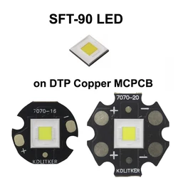SFT-90 3V 20A 5500 Lumens 6500K SMD 7070 LED Flashlight DIY Bead High Power