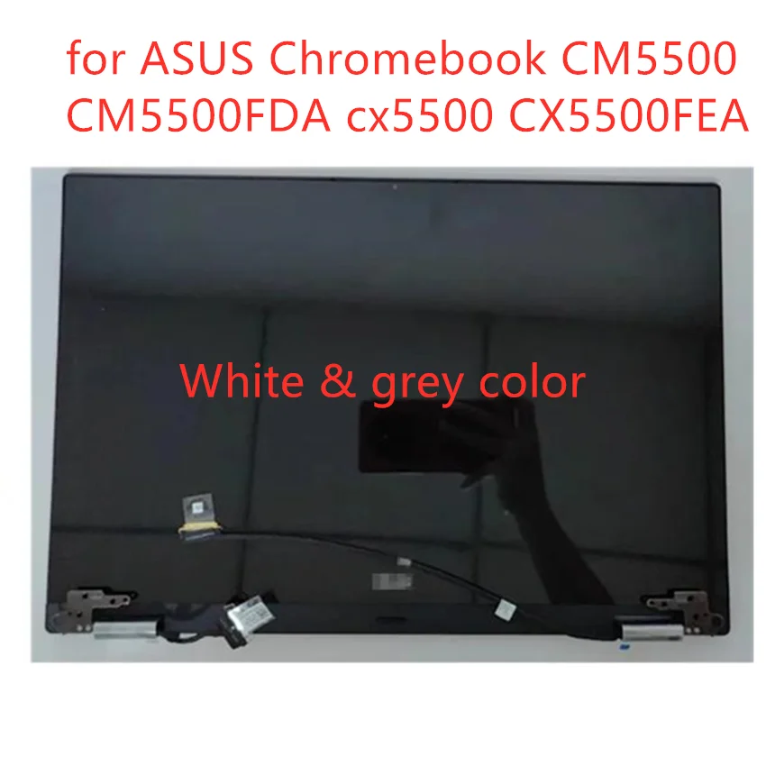 

with touch original replace for ASUS Chromebook CM5500 CM5500FDA cx5500 CX5500FEA display screen upper half LCD screen assembly