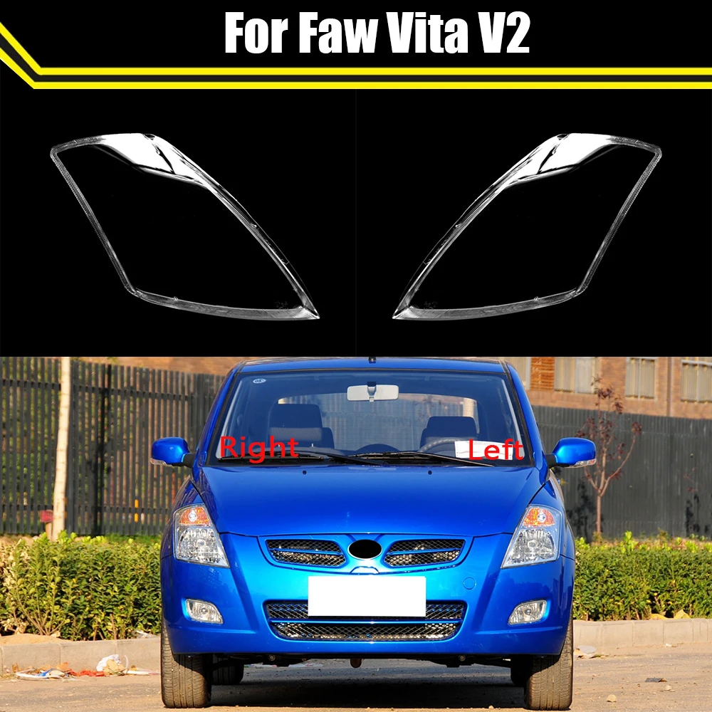 

Auto Headlamp Case For Faw Vita V2 Car Front Headlight Cover Glass Lamp Shell Lens Glass Caps Head Light Lampshade Lampcover