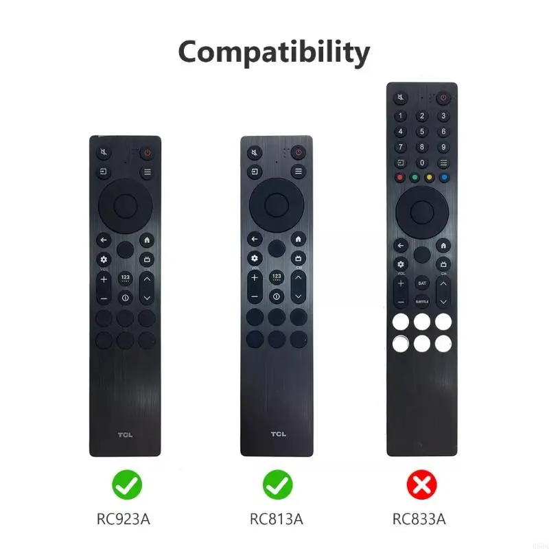 غلاف السيليكون المضاد لـ RC923A/RC813A عن بعد مقاومة للغسل قابلة للغسل