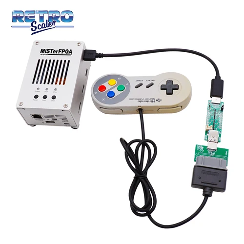 Imagen 2 del producto Adaptador de controlador RetroScaler USB 3,0 SNAC, convertidor de controlador de juego para DE10-Nano MiSTerFPGA Mister IO Board GENSMS SNES TG16
