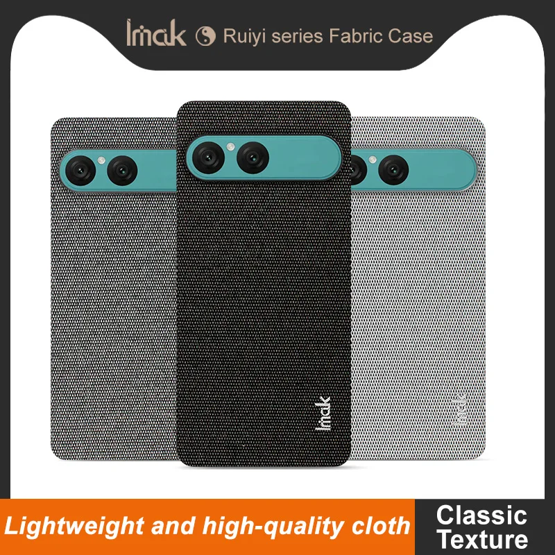 

IMAK Ruiyi Series Fabric Case For Sony Xperia 10 1 VII Hard Cover