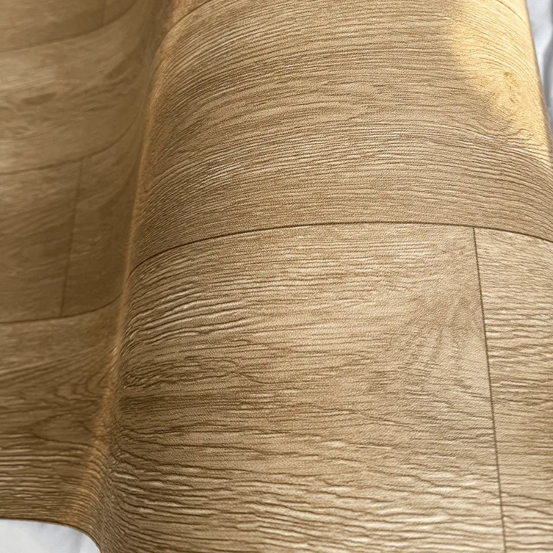 Waterproof Self-Adhesive Bathroom Floor Tile Stickers - Anti-Slip, Easy to Apply, Durable Wood Grain Design for Modern Bathrooms