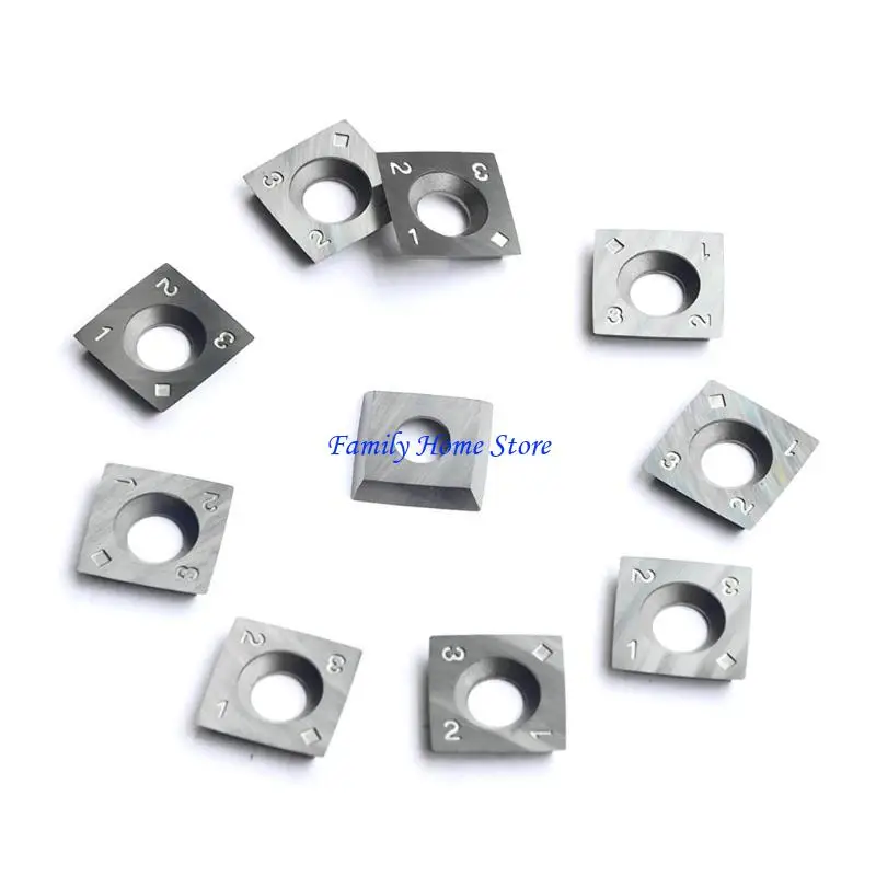 

P0UF 15mm Square Steel Cutter Inserts Knives for Woodworking Planer Tool