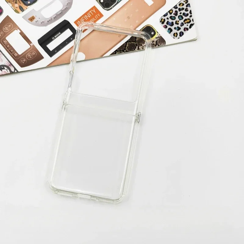 For Motorola Razr 2023 Case Clear Transparent Front Back Cover For Motorola Razr 40 50 Ultra Phone Case Protection Cover Shell