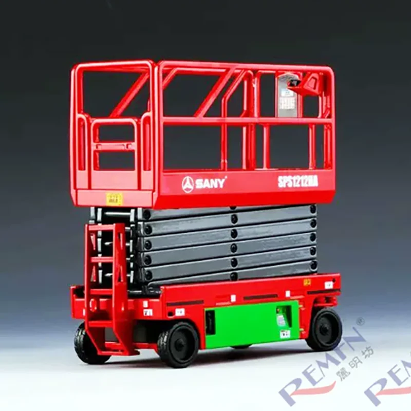sany-modele-de-vehicule-d'ingenierie-en-alliage-sps1212ha-echelle-1-20-type-nacelle-elevatrice-a-ciseaux-jouet-de-simulation-objet-de-collection-cadeau-pour-exposition-statique