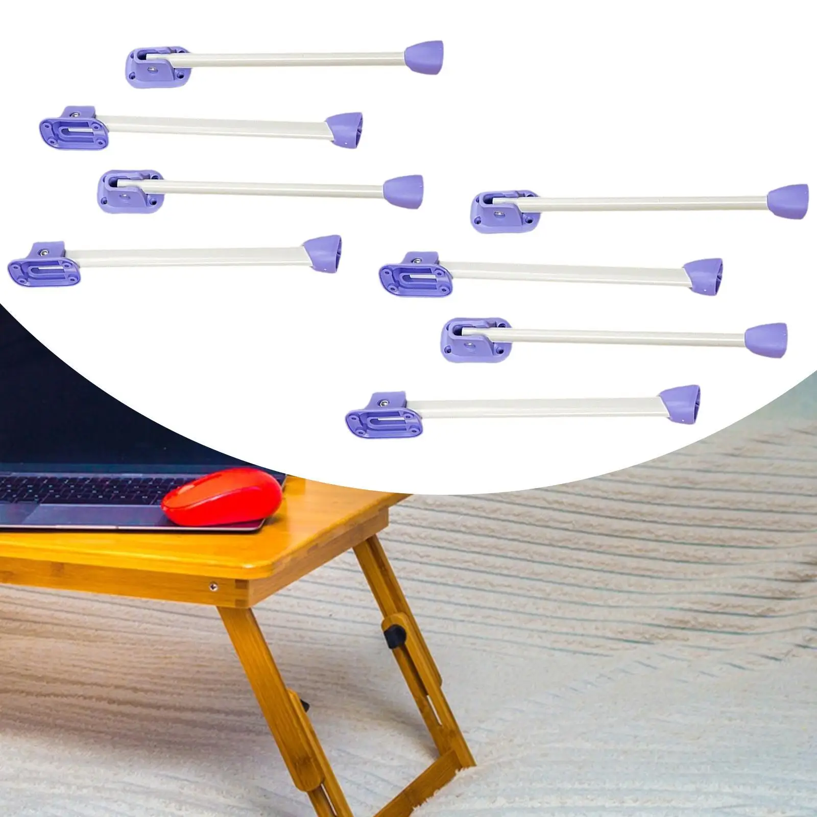 

4 шт. складные ножки стола, сверхмощные, прочные, простые в установке металлические ножки стола для кемпинговой скамейки, ночные столы, стол для ноутбука, офис