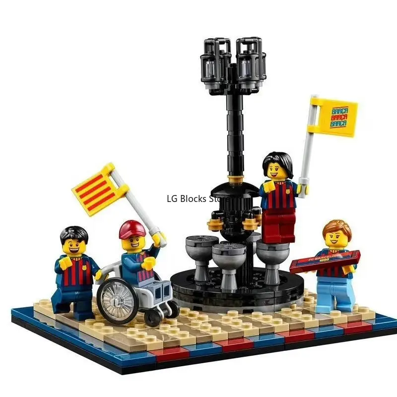 LEGO 40485 FC Barcelona Celebration with 4 minifigures & Accessories for Adults Kids 18+ Home Decor Birthday Gift (178 Pieces)