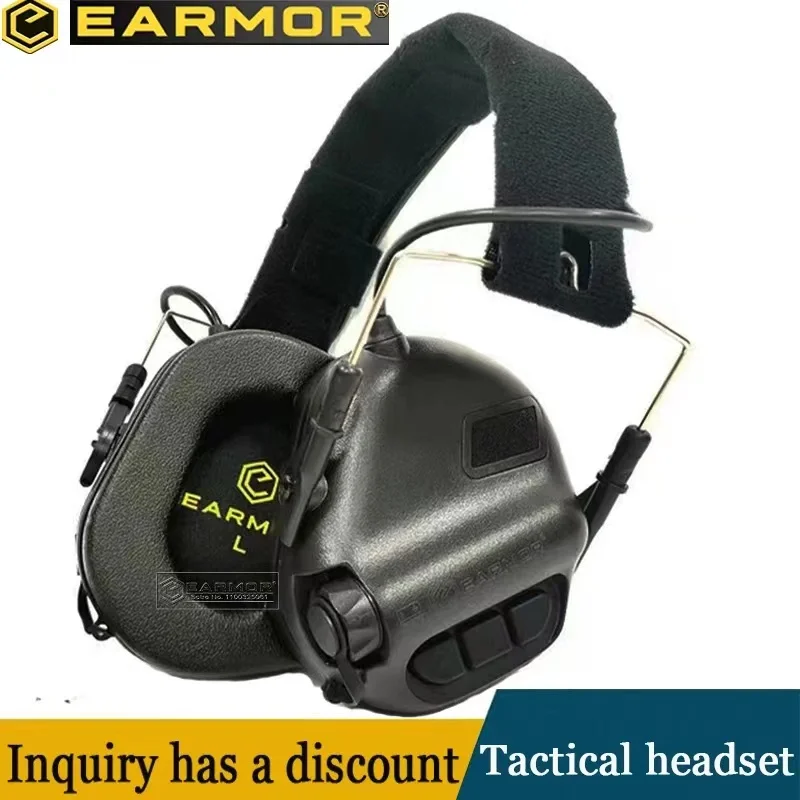 EARMOR-M31 MOD4 Electronic Hearing Protection Headphones, Hunting and Shooting Earmuffs, Protective Earmuffs