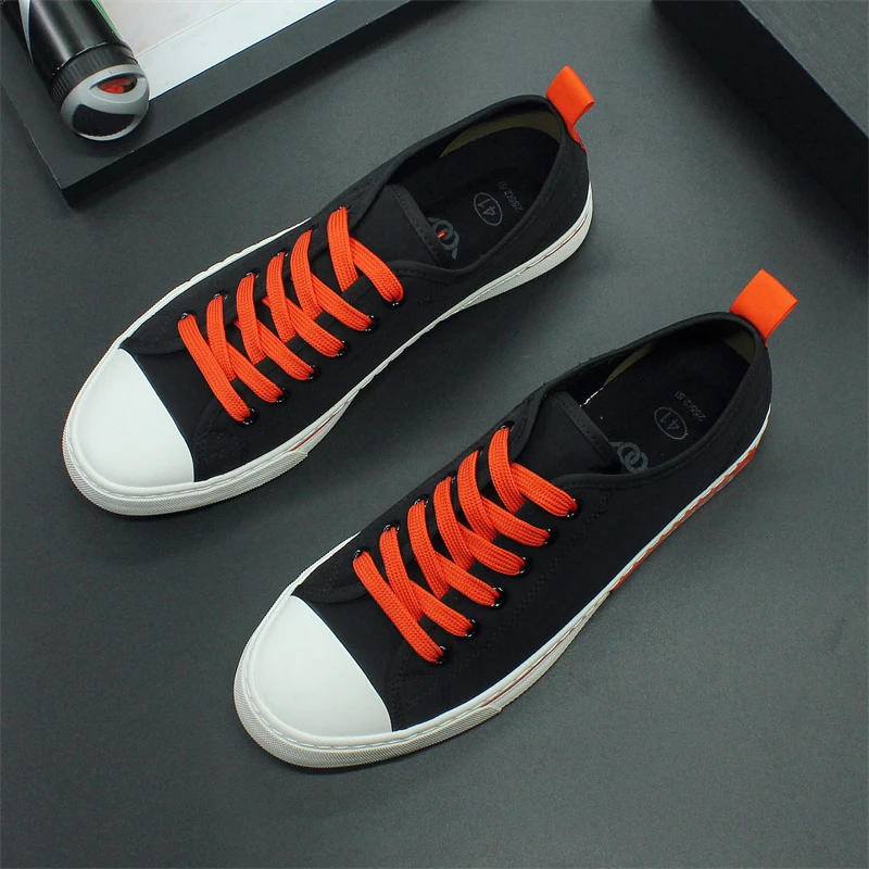 Low in the summer of 2023 the new men\'s shoes for canvas shoes casual shoes breathable comfortable flat shoes vulcanized shoes