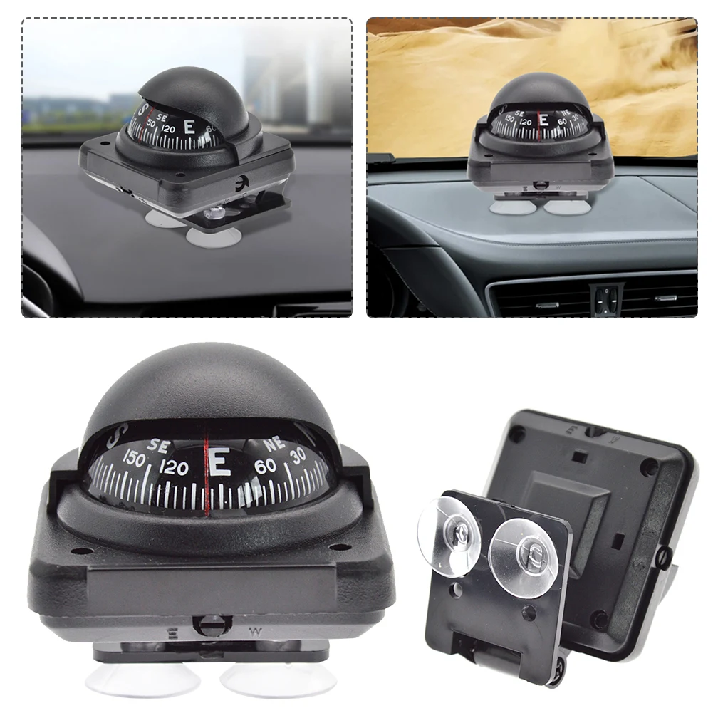 Digital Marine Voyager Multi-function Mini Ball Dash Dashboard Nautical Marine Compass for Car Watercraft Boat Caravan Truck