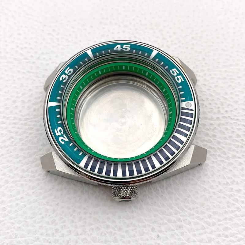 حافظة Mod King Samurai تناسب NH34 NH35 7S تاج الحركة عند 3.0 SRPF Samurai Series للرجال حافظة ساعة مقاومة للماء 200 متر