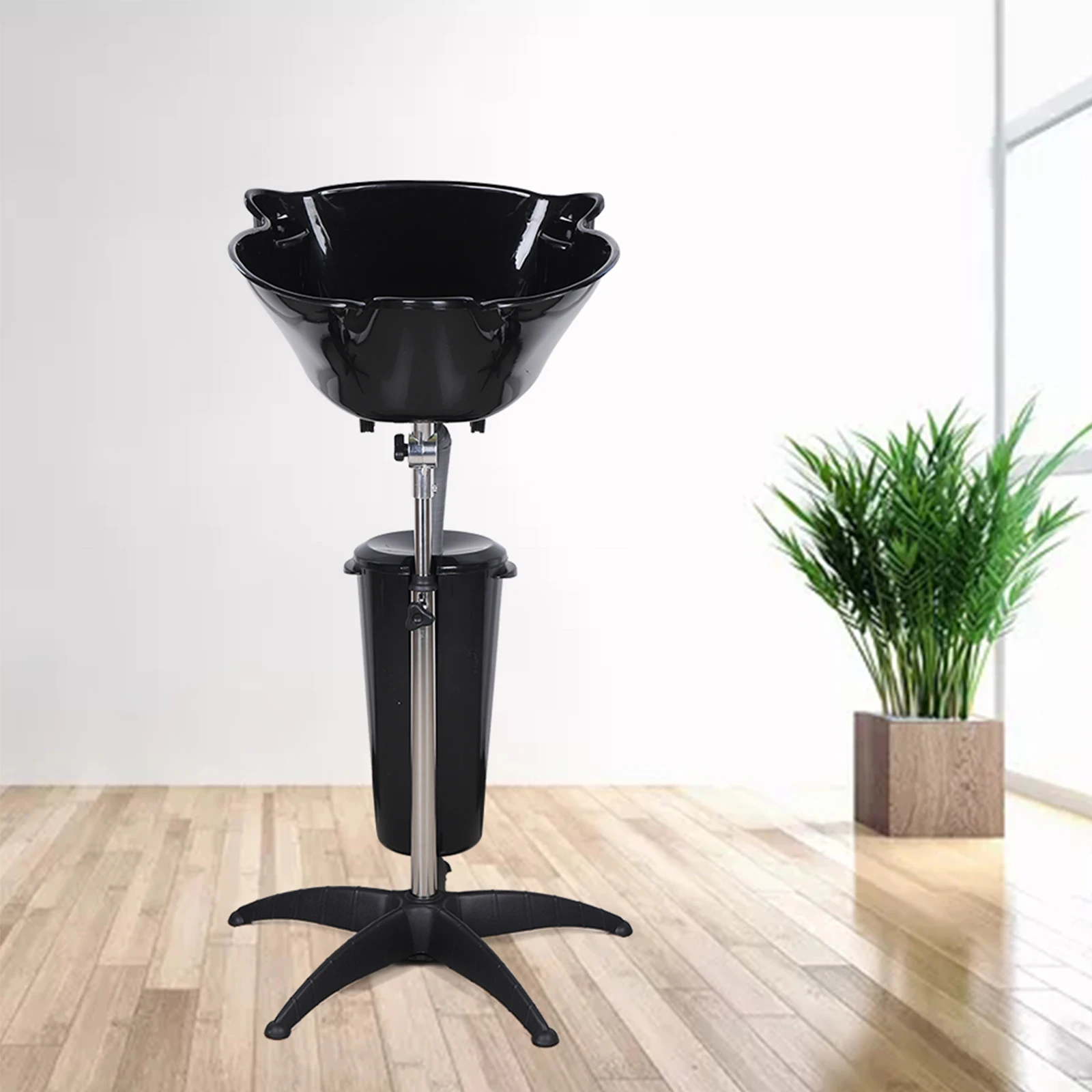 Portable Sink, 64 Gallon Capacity, ABS & Stainless Steel, Stable Base, Easy to Clean, Space-Saving, Disassemblable Storage