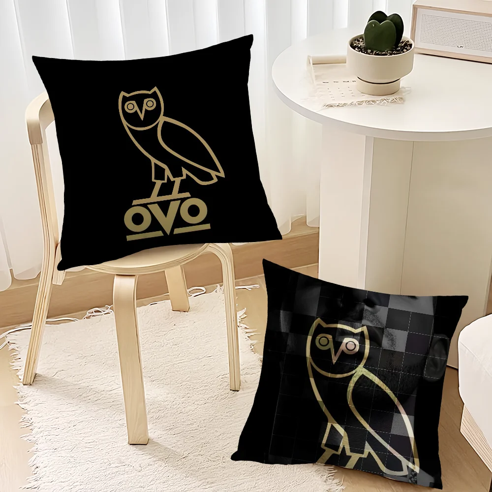 Fashion D-Drake Cool O-OWLSS cushion cover Living Room Accent Couch Back Support Square Lounge Restful Nap Companion Pillow Case