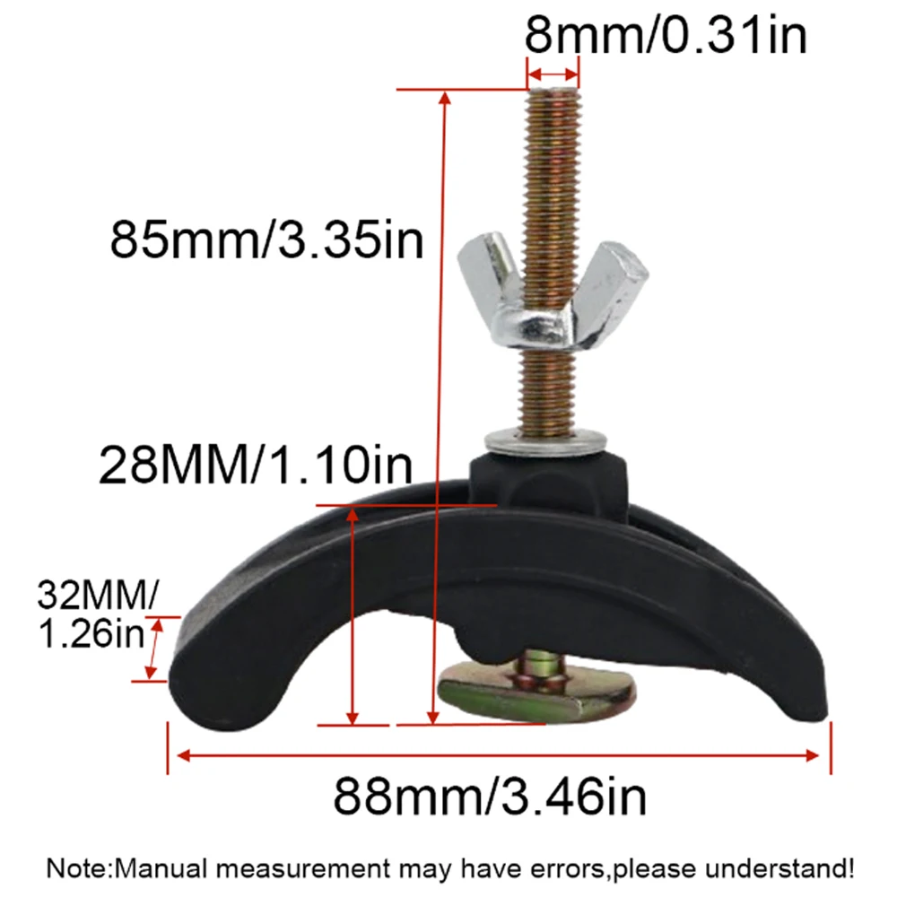 5Sets 85MM CNC Milling Engraving Mchine Bow Press Plate Clamp Fixture Fastening Platen for T-slot Working Table