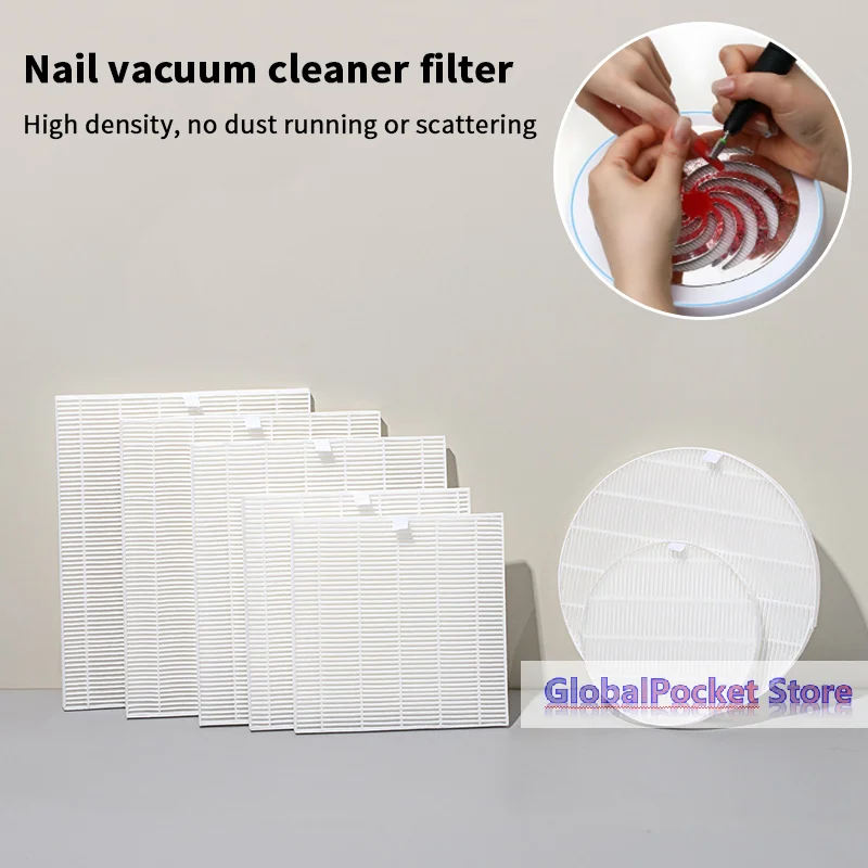 Nail Dust Collector Replacement Filter Nail Vacuum Cleaner F