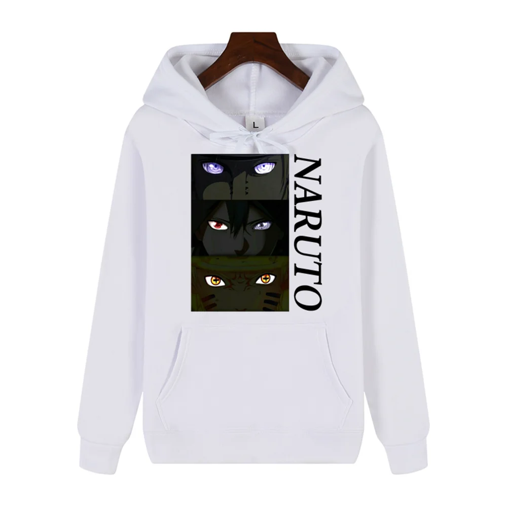 Sweat à capuche imprimé NarAAanime pour homme, sweat à capuche de rue, confortable, doux, épais,