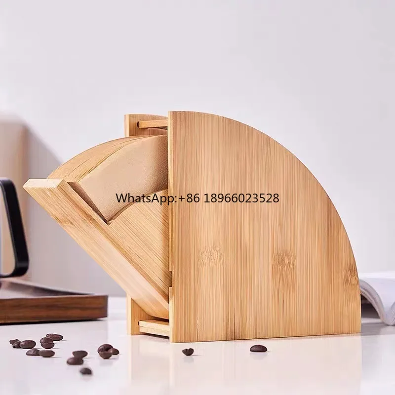 Customized high-quality shot glass holder tray K-cup Capsule Coffee storage rack Wood CNC services