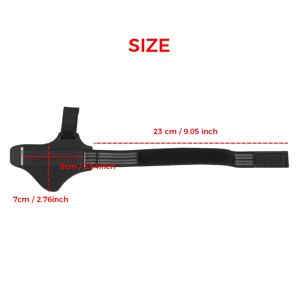 KEMITOUR Motorcycle Shoe Cover Guards Motorcycle Gear Shift Pad Adjustable Durable Boot Protector Anti-skid Gear Shifter image 5