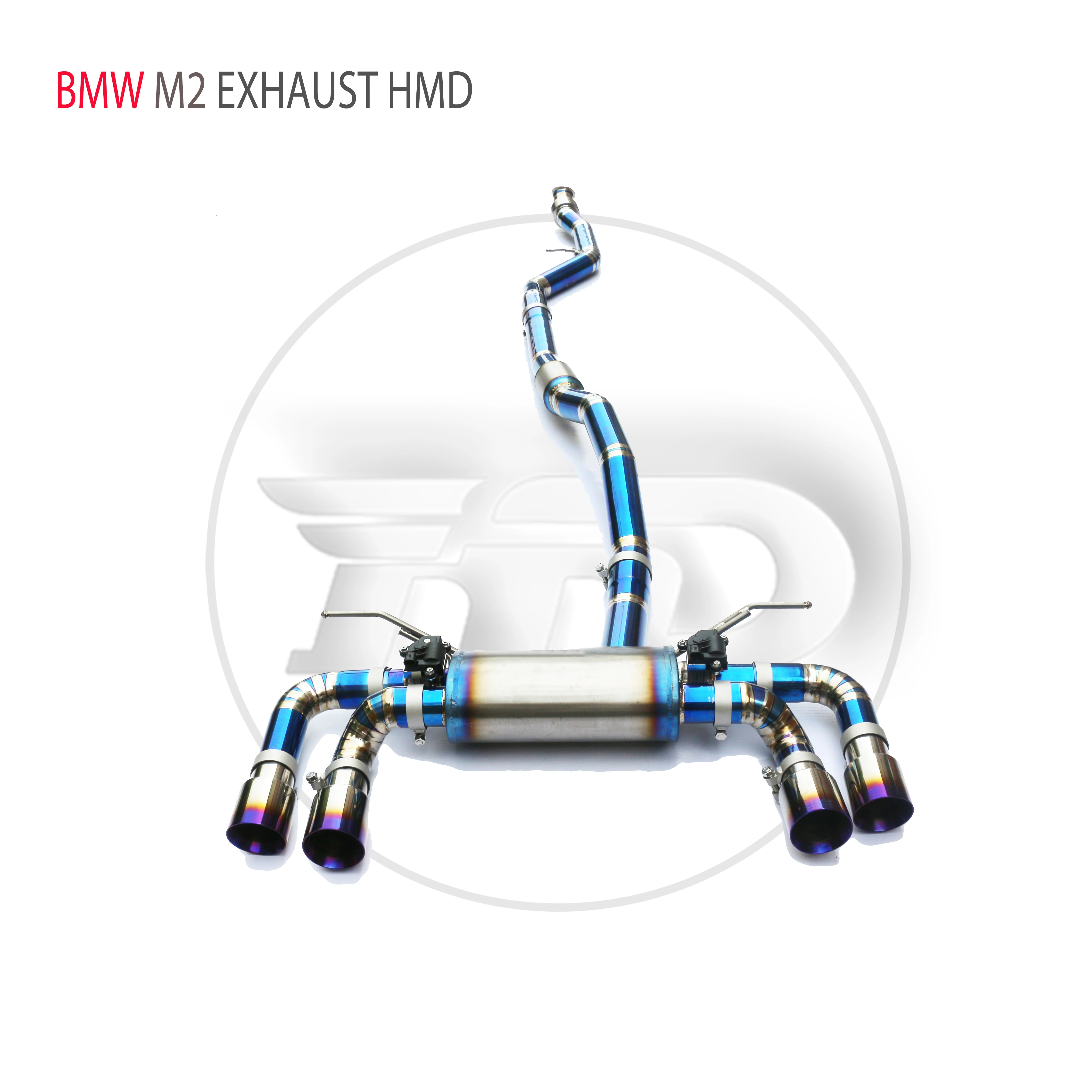 

HMD Titanium exhaust system Performance Catback for BMW M2 F87 3.0T automotive muffler variable valve automotive accessories