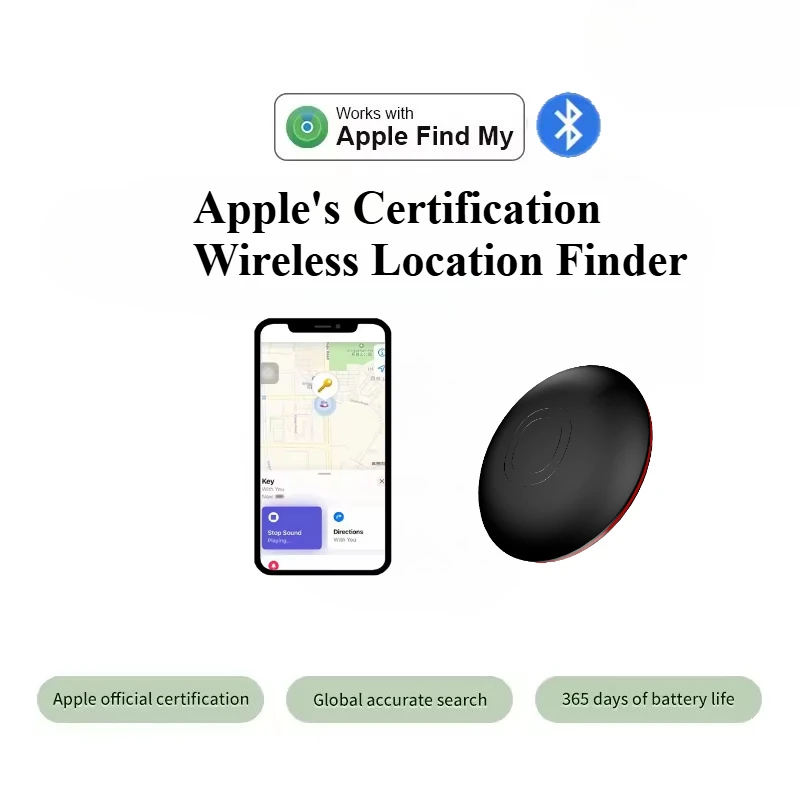 

Smart Blue-tooth Trackers IPX 5 Waterproof Sport Tracking Find My Key Bike Motorcycle Finders For Apple's FIND MY