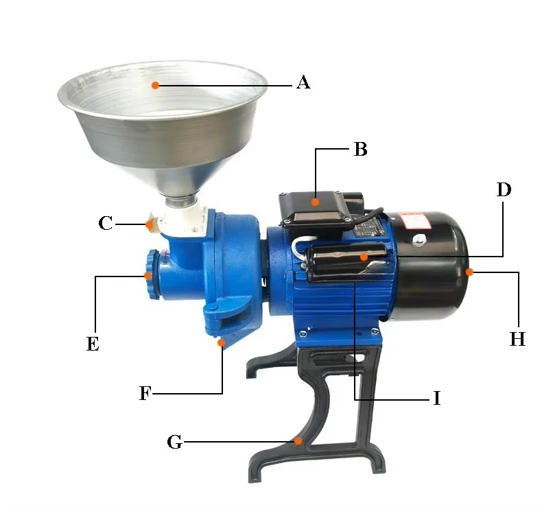 Electric Grain Grinder Sesame Paste Grinder Multi-function