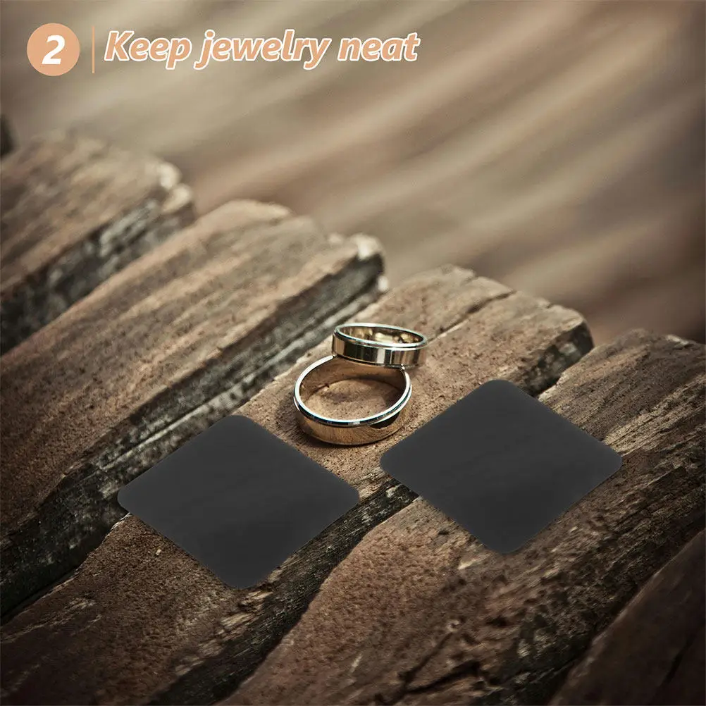 20Pcs Anti Tarnish Paper Jewelry Protection Sheets Square Metal Rust Corrosion Resistant Storage for Earrings Necklaces Rings