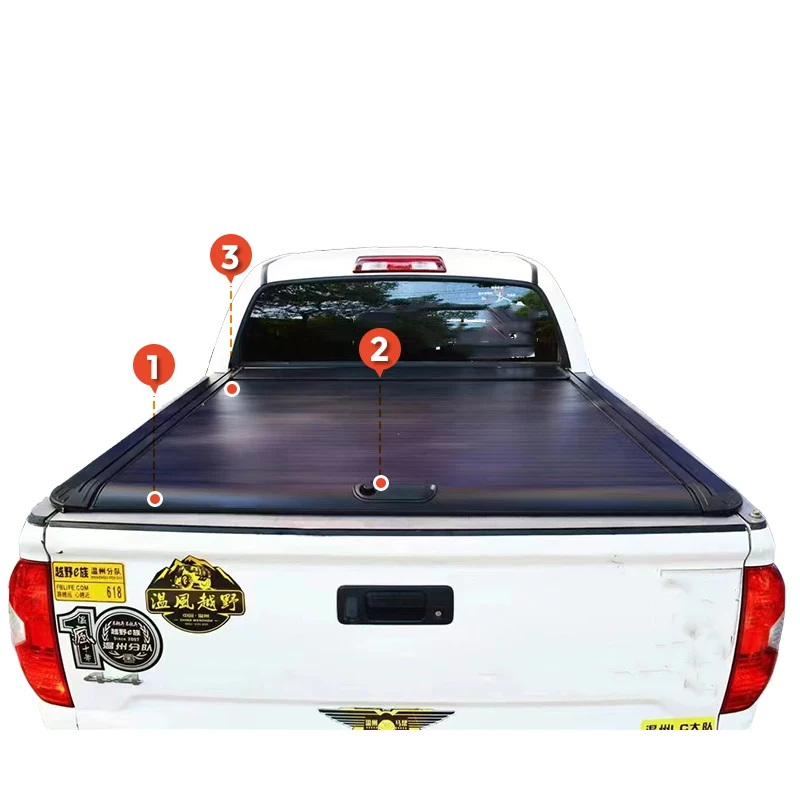 

Pickup Truck Bed Cover Retractable Roller Lid Changan Hunter Tonneau Cover for Tundra Hilux tacoma Bt50 Ranger Jac T9 T8