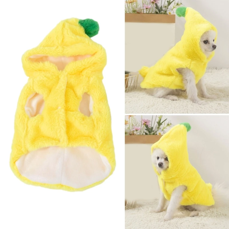 Festival Pet Outfit All Size Pet Banana Costume Cosplay Dog Dressing Up Costume Theme Party Cats Photoshoots Clothes