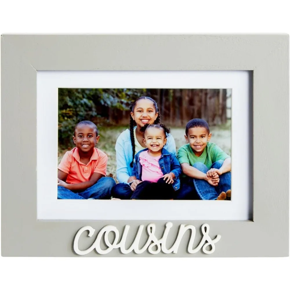 

Рамка для фотографий Cousins 4x6 и 5x7 — фоторамка Cousins — (9x0,5x7,1 дюйма, серая)
