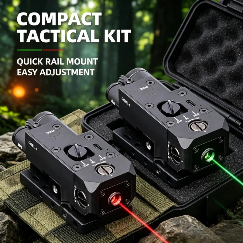 WADSN CQBL IR Optical Indicator Metal Housing, M300 White LED Torch Red Dot Laser Dual Switch Simulation Model Gear