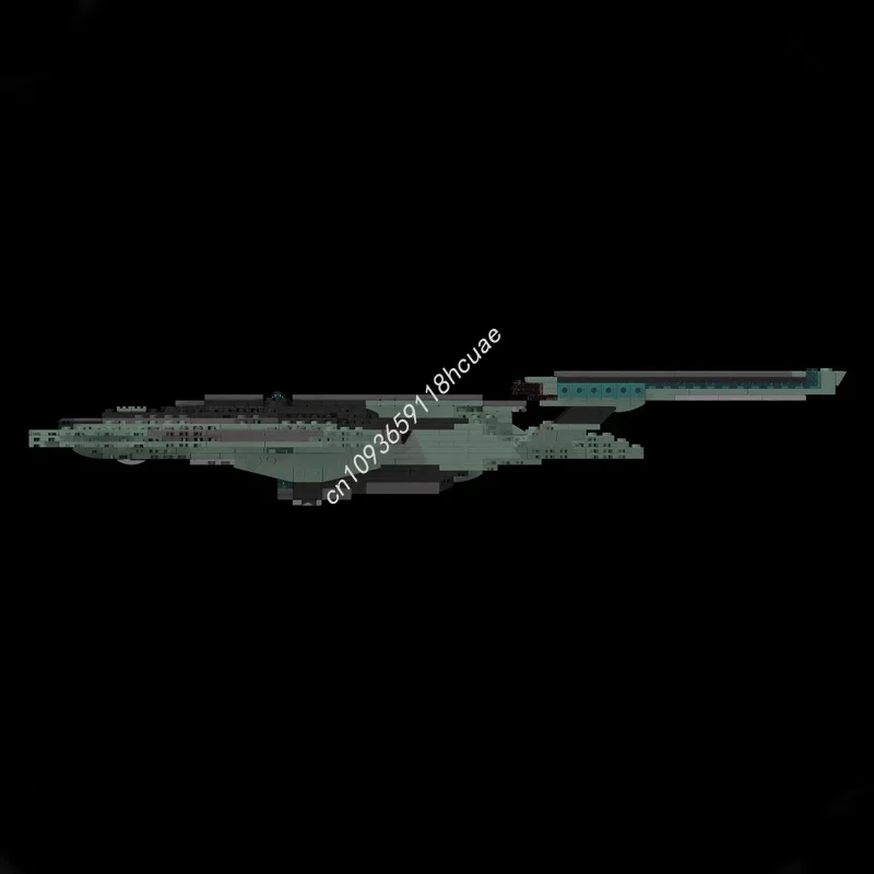 814pcs MOC USS Aventine Vesta-Class Starship Smooth Edition Space Building Blocks STEAM Learning Hands-on Christmas toy Gift