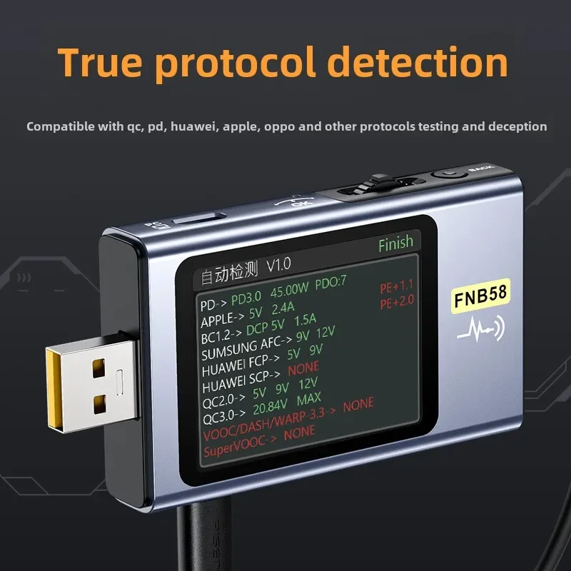 USB Voltage Ammeter Type-C Multifunctional Fast Charge Tester QC/PD Deceptor