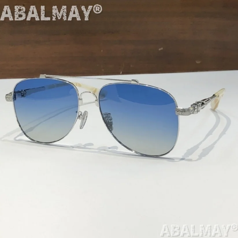 Óculos de sol de designer de alta qualidade para homens e mulheres 8125 TAMANHO 60-17-148 Titânio Luxo Design de moda Óculos de sol UV400 com caixa