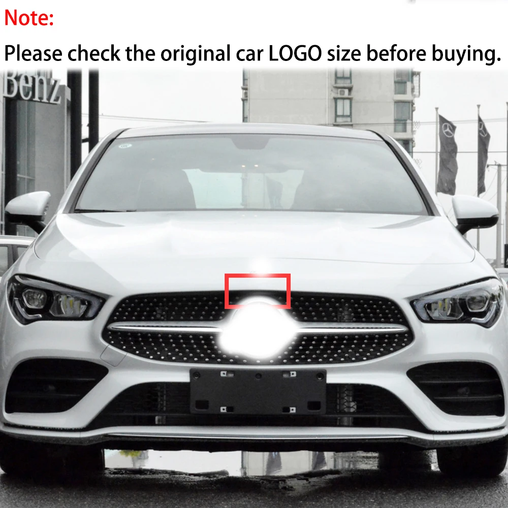 ZJCGO Front View LOGO Parking Camera AHD 1080P Night Vision for Mercedes Benz CLA C118 2019 2020 2021 2022 2023